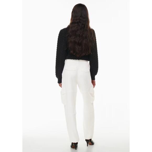 Wilfred light Birch High-rise crepe cargo pants - Picture 5 of 9